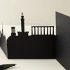 Fold Out Edinburgh Lasercut Skyline Card by Snapdragon Designs - Image 2