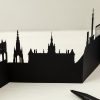 Fold Out Edinburgh Lasercut Skyline Card by Snapdragon Designs - Image 3