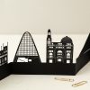 Fold Out Manchester Lasercut Skyline Card by Snapdragon Designs - Image 3